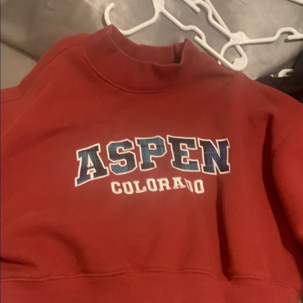 Aspen Colorado Red Sweater